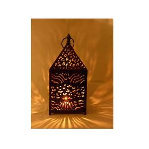Nouveau design de lanterne légère en métal brillant lanternes marocaines personnalisables pour hôtels et restaurants fabriqués par l'Inde - Product Image 6