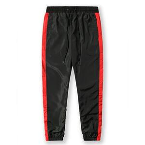 กางเกงกันลมผ้าไนลอนลำลองสำหรับผู้ชายกางเกงกันลมขาตรงแห้งเร็วทรงหลวมพอดีตัวน้ำหนักเบาระบายอากาศ - Product Image 4