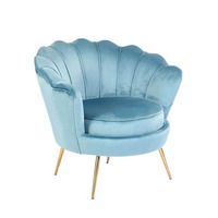 Chaise moderne contemporaine à dossier d'aile pour meubles commerciaux rembourrage en mousse tuftée doublure en coton pour restaurants hôtels salon