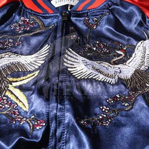 Dernière conception de blouson aviateur en satin pour hommes prix de gros blouson aviateur en satin dans le meilleur matériel pour la vente en ligne - Product Image 6