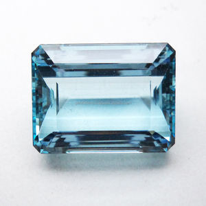 Aigue-marine naturelle Fabrication de bijoux Pierres précieuses Formes rectangulaires Facettes Grande taille Fait à la main Naturel Santa Maria Aquamarine - Product Image 6