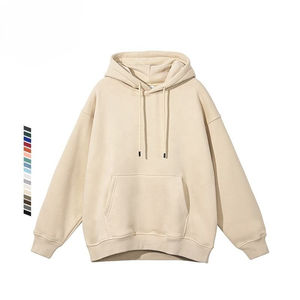 Sweat à capuche d'été épais respirant thermique grande taille en polaire avec impression et logo personnalisés-Usine de gros - Product Image 1