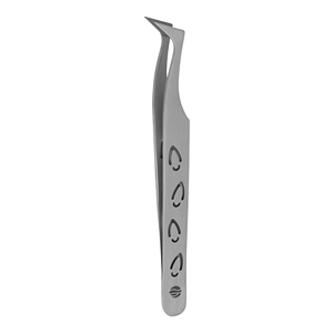 Pince à épiler Stahlmann Pro en acier inoxydable de haute qualité avec revêtement noir et rouge, option de logo personnalisé, texture à pointe lisse - Product Image 1