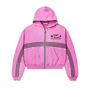 Sudadera con capucha de alta calidad Vintage Washed Streetwear para hombres Diseño personalizado Sun Fade Hot Winter Product-Venta al por mayor Sudaderas con capucha de alta calidad - Product Image 2