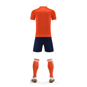 2025 Venta caliente azul cielo con azul marino fútbol y fútbol Jersey personalizado equipo Logo 100% poliéster uniforme - Product Image 5