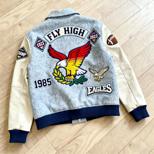 เสื้อแจ็คเก็ตวาร์ซิตี้ผู้ชายแบบลำลองสั่งทำพิเศษ คอตั้ง คุณภาพพรีเมียม  มีจำหน่ายหลายสี - Product Image 4