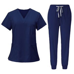 2026 High Quality Custom <b>Colours</b> Scrub Uniform Suit <b>Sets</b> Women Nurse Medical Scrubs Comfortable Hospital Uniforms Dress <b>Set</b> - Product Image 1