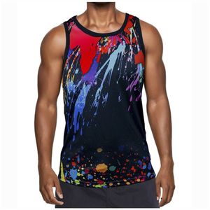 Manufacturer Custom Logo Gym Fitness Breathable <b>Men</b> Bodybuilding <b>Tank</b> <b>top</b> Printed Cotton OEM Customized - Product Image 1
