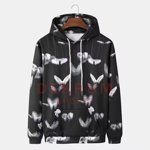 Dekrum Sports 2024 Sweat à capuche pour homme personnalisé 100% coton respirant coupe classique Nouveau style mode hiver Impression en relief Col à capuche - Product Image 1