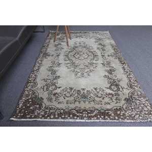 พรมลายพรางสีน้ำตาลเขียวสไตล์ตุรกี ขนาด 3.6x6.6 ฟุต ทำจากขนสัตว์ - Product Image 2