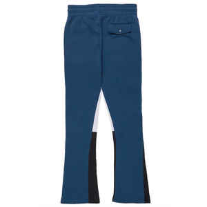 Por encargo al por mayor de los hombres Flare Sweat Pant Jogger Streetwear Cordón de la cintura de peso pesado acampanado Pantalones de chándal de los hombres lavados - Product Image 2