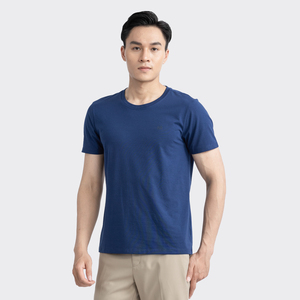 T-shirt d'été pour hommes pour sports de plein air respirant confortable décontracté à manches courtes tissé solide écologique séchage rapide vente - Product Image 4