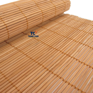 Napperon en bambou naturel de haute qualité et tapis de sushi réutilisable et durable pour une utilisation en cuisine - Product Image 3