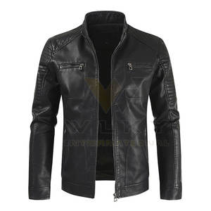 เสื้อแจ็คเก็ตหนังแฟชั่นสำหรับผู้ชาย,เสื้อแจ็คเก็ตหนังแฟชั่นสไตล์ปากีสถานแบบสั่งตัด - Product Image 1
