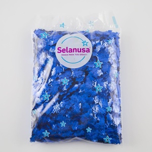 Sequin forme spéciale trous à deux côtés couleur métallique, Selanusa - Product Image 1