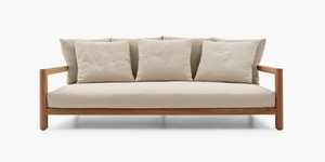 Sassanid Nouvelle Arrivée Extérieur Patio Jardin Ensemble Italien Extérieur Design Solide Teck Rembourré Jardin Fauteuil - Product Image 5