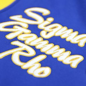 Sigma เสื้อแจ็กเก็ตขนแกะ Rho sgrho แกมมาผ้าฝ้าย60 40โพลีเอสเตอร์ปักด้านหน้าพิมพ์ลายด้านหลังเสื้อผ้าแนวกรีก - Product Image 5