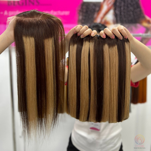 Bundles de Cheveux Humains Remy Vietnamien Double Dessiné Couleur Rouge de Piano Super Chaud Cheveux Raides Os Court 14 Pouces - Product Image 5