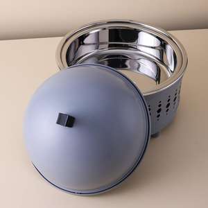 Cazuela clásica de aspecto lujoso Hotpot, calentador de alimentos de diseño personalizado para el hogar, Hotel, fiesta de buffet con candelita a los mejores precios de venta - Product Image 5