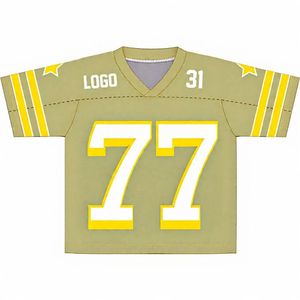 Maillot de football américain d'entraînement par équipe sublimé, nouvel arrivage de maillot de football américain respirant de haute qualité, vente en gros - Product Image 4