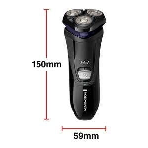 Rasoir rotatif électrique sans fil avec tondeuse escamotable, guide de rasage ergonomique pour barbe et visage, produit sans fil - Product Image 6