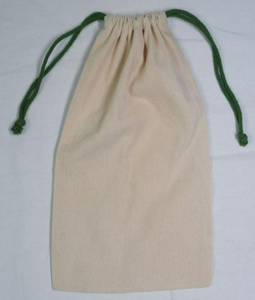 Sacs de rangement en coton biologique écologiques et recyclables avec cordon de serrage, logo personnalisé imprimé en sérigraphie pour cadeaux, artisanat, emballage réutilisable - Product Image 5