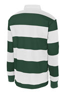 Maillot de rugby respirant antibactérien 100% coton, nom de l'équipe, athlétique, séchage rapide, manches longues, pour l'équipe