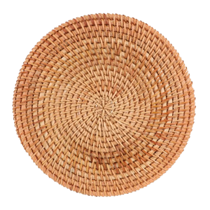 Top Seller TISSÉ ROTIN CHARGEUR PLAQUE PLAQUETTES Élégant Durable Écologique Sous-verres Rustique Tissé À La Main Table Chargeur - Product Image 1