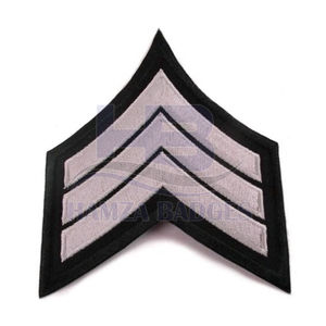 Vente en gros de chevrons d'usine uniforme de broderie de rang chevron broderie personnalisée chevrons 2025 élégant - Product Image 5