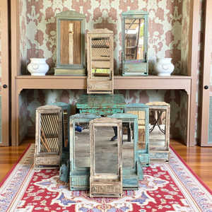 Luxury Vintage Wooden <b>Mirror</b> <b>Frame</b> for Home Decor for Bathroom and Living Room Wedding Suitable - Product Image 1