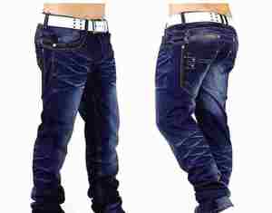 กางเกงผ้ายีนส์สำหรับผู้ชายสินค้ามาใหม่สีและดีไซน์นุ่ม - Product Image 3