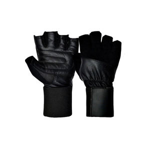 Guantes de levantamiento de pesas acolchados profesionales malla transpirable antideslizante Palma muñequeras ajustables para entrenamiento de gimnasio - Product Image 3