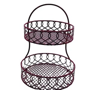 Cesta de frutas de Metal de moda, organizador decorativo de moda para mesa de comedor, encimera de cocina, elegante, duradera y moderna - Product Image 6