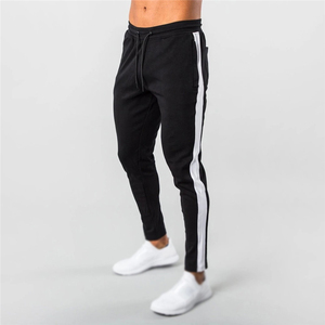 Custom Men <b>Slim</b> Fit Solid Woolen <b>Jogger</b> Pants Breathable Quick Dry Athletic Trousers Lightweight Elastic Waist Drawstring Side - Product Image 5
