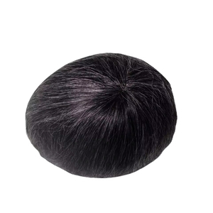 Meilleure vente au Bangladesh : Perruque toupet en cheveux naturels gris, ondulés, doux, mono, prothèse capillaire, cheveux indiens, imperméable, style vague profonde lâche - Product Image 2