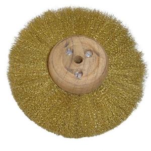 Brosse à poils circulaires en laiton - 6 pouces - Outils pour bijoux - Product Image 1