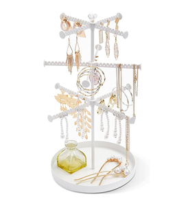 Soporte para colgar pendientes de acrílico, soporte para colgar joyas de latón macizo para artesanías naturales al por mayor - Product Image 2