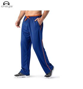 Pantalons décontractés de haute qualité pour hommes coupe ajustée vente en gros Logo personnalisé polyester coton joggeurs pour hommes pantalons de survêtement - Product Image 2
