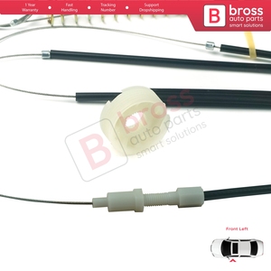Kit de réparation de lève-vitre gauche BWR5162 pour TT MK1 8N 8N3 8N9 1998-2006 2 portes 8N0837461 - Product Image 6