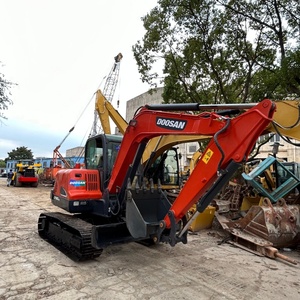 Mini-excavatrice Doosan DX60-9C d'occasion, 6 tonnes, avec godet de terrassement, excavatrice compacte d'occasion prête à l'emploi - Product Image 2