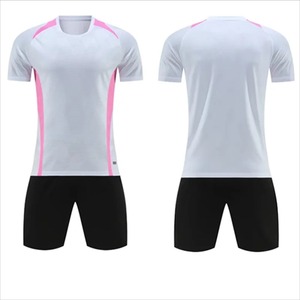 Ensembles d'uniformes de football à manches courtes pour adultes avec survêtement 100% polyester extensible à séchage rapide et respirant - Product Image 2