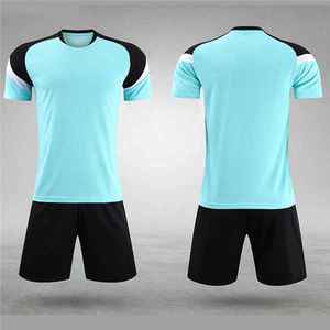 Camisetas de fútbol impresas personalizadas OEM uniformes de fútbol con pantalones cortos poliéster transpirable conjuntos de fútbol equipo deportivo proveedor - Product Image 4