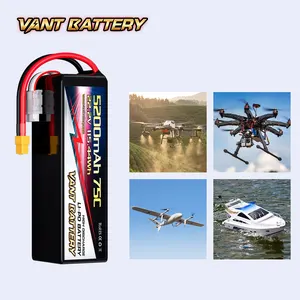 VANT FPV Battery Drone 6S Lipo Battery 22.2V5200/6000/6500/7500/8000/10000/12000mAh100C For 7-8inch 400-450mm 8/10inch XclassFPV