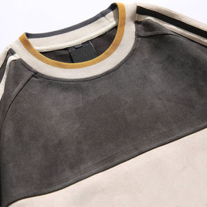 Sudaderas de forro polar informales personalizables para mujer para Otoño Invierno multicolor hombro caído logotipo frontal bordado servicio OEM - Product Image 3