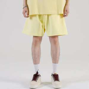 Vente en gros de shorts décontractés pour hommes 100% coton éponge française bermudas lourds personnalisés impression de logo taille moyenne shorts de gymnastique - Product Image 3