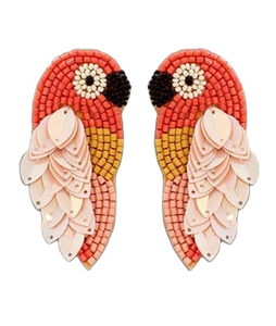 Pendientes de verano bordados hechos a mano para mujeres y niñas, joyería de moda, cuentas de semillas, estilo de moda para la India por glowin fashion - Product Image 4