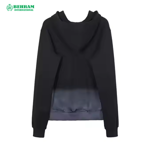 Conjunto Deportivo con Capucha Negra, Pantalones Jogger Casuales con Pedrería, Cordón Ajustable y Bolsillos Laterales, Ropa de Otoño - Product Image 4