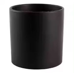 Maceta Redonda de Hierro Estilo Industrial Hecha a Mano con Revestimiento, Color Gris Mate, Material de Bronce/Cobre con Recubrimiento en Polvo, Florero de Mesa con Asa - Product Image 2