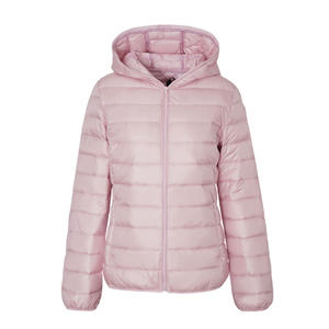 Chaqueta Acolchada de Diseñador para Mujer al por Mayor, Chaqueta de Invierno Ligera de Alta Calidad con Capucha, Cierre de Cremallera, Patrón Acolchado, Algodón Regular, Nailon - Product Image 5