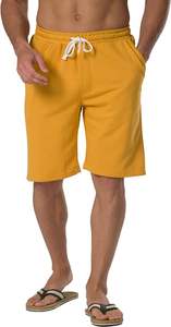 2024 Men's Casual Sports Shorts High Quality Breathable Fitness Beachwear Solid Pockets OEM Manufacturer Pakistan <b>Drawstring</b> - Product Image 4